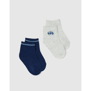Product OVS PK2 ANKLE SHORT SOCKS base image