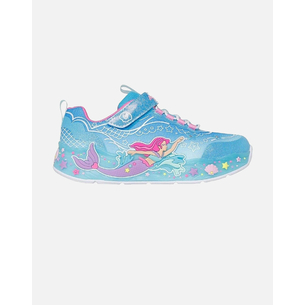 Product SKECHERS Lighted Mermaid Wrap Sneaker W/ Bungee & Strap base image