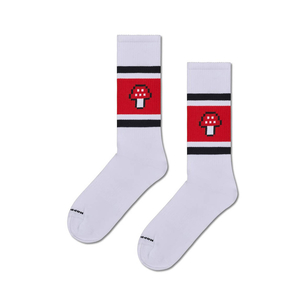Product HAPPY SOCKS Mushroom Stripe Sneaker Sock base image