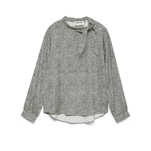 Product AWARE BY VERO MODA AWTELVA LS HIGH-NECK MIDI BLOUSE base image