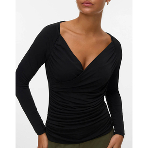 Product AWARE BY VERO MODA AWSOPHIA LS V-NECK WRAP TOP base image
