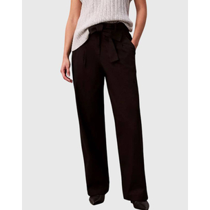 Product CALVIN KLEIN Cotton Twill Belted Trouser base image