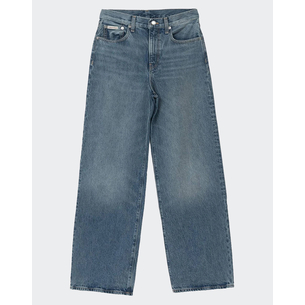Product CALVIN KLEIN THE WIDE LEG BLUE GULF base image