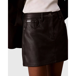 Product CALVIN KLEIN FAUX LEATHER 5PKT MINI SKIRT base image