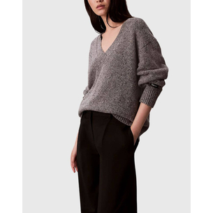 Product CALVIN KLEIN Chunky Neps V Neck Sweater base image