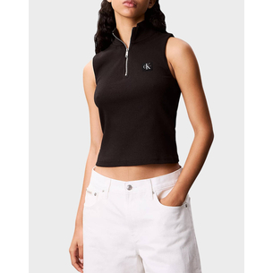 Product CALVIN KLEIN A- WOVEN LABEL SL QZ TOP base image