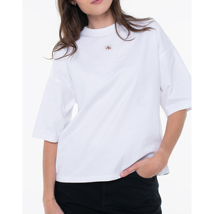 Product CALVIN KLEIN SS WOVEN LABEL OVERSIZED TEE base image