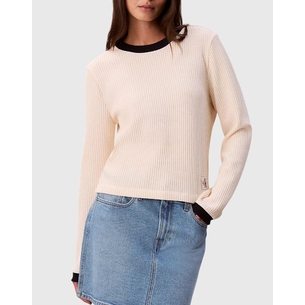 Product CALVIN KLEIN LS WAFFLE TEE base image