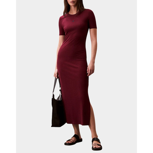 Product CALVIN KLEIN JEANS A - MODAL RIB SS DRESS base image