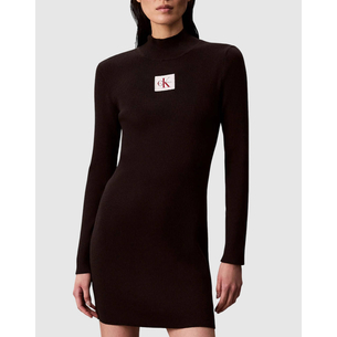 Product CALVIN KLEIN JEANS LS T NECK MINI DRESS base image