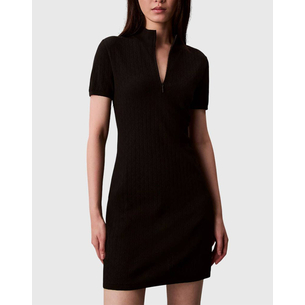 Product CALVIN KLEIN Sporty 1/4 Zip Mini Sweater Dres base image