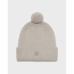 Product CALVIN KLEIN EMBLEM BRUSHED POMPOM BEANIE base image