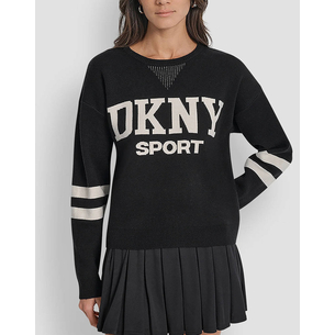 Product DKNY DP5R0749 LOGO LONG SLEEVE SWEATER DKNY base image