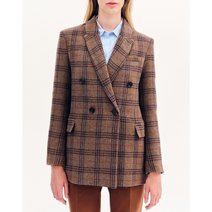 Product FOREL Checked double-breasted jacket base image