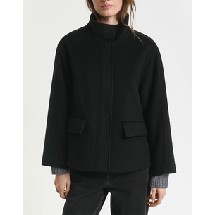 Product GANT ΜΠΟΥΦΑΝ SHORT WOOL JACKET WITH ZIP base image