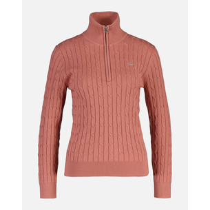 Product GANT ΠΟΥΛΟΒΕΡ ΜΜ STRETCH COTTON CABLE HALF-ZIP base image