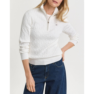 Product GANT ΠΟΥΛΟΒΕΡ ΜΜ STRETCH COTTON CABLE HALF-ZIP base image