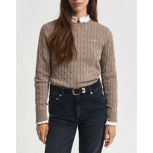 Product GANT LS STRETCH COTTON CABLE C-NECK SWEATER base image