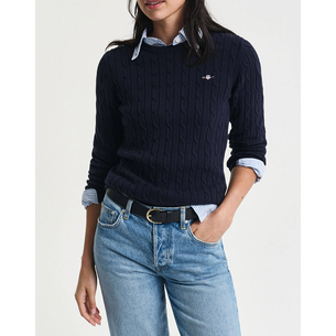 Product GANT ΠΟΥΛΟΒΕΡ ΜΜ STRETCH COTTON CABLE C-NECK base image