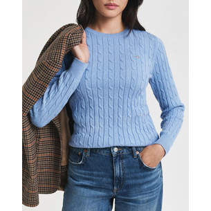 Product GANT LS STRETCH COTTON CABLE C-NECK SWEATER base image