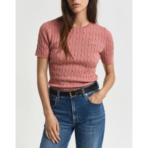 Product GANT ΠΟΥΛΟΒΕΡ ΚΜ STRETCH COTTON CABLE SS C-NECK base image