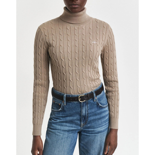 Product GANT ΠΟΥΛΟΒΕΡ ΜΜ STRETCH COTTON CABLE TURTLENECK base image
