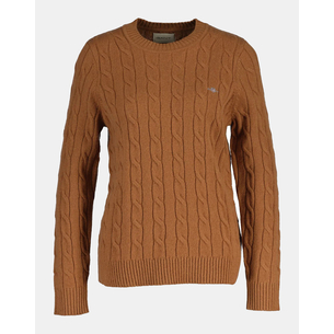 Product GANT ΠΟΥΛΟΒΕΡ ΜΜ LAMBSWOOL CABLE C-NECK base image