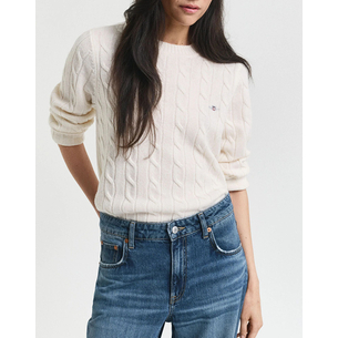 Product GANT LS LAMBSWOOL CABLE C-NECK SWEATER base image