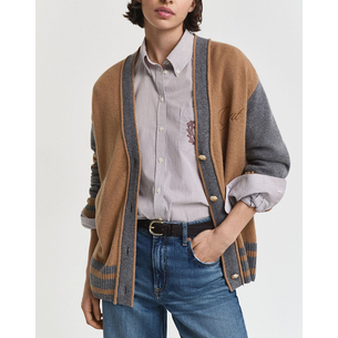 Product GANT VARSITY V-NECK CARDIGAN base image