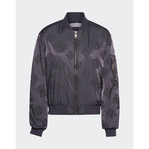 Product GUESS PHILOMENE LOGO BOMBER JACKET WOMEN base image