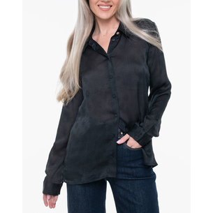 Product GUESS LS MARTHE LOGO SHIRT WOMEN base image