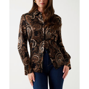Product GUESS LS CLARISSE OVERSIZE SHIRT ΠΟΥΚΑΜΙΣΟ ΓΥΝΑΙΚΕΙΟ base image