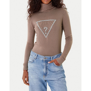 Product GUESS LS TN MELANIE TRIANGLE LOGO SW ΠΛΕΚΤΟ ΓΥΝΑΙΚΕΙΟ base image