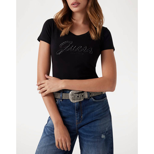 Product GUESS CN SS EMBRO SCRIPT LOGO TEE ΜΠΛΟΥΖΑ ΓΥΝΑΙΚΕΙΟ base image