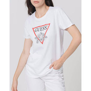 Product GUESS SS FLOWER BLING EASY TEE ΜΠΛΟΥΖΑ ΓΥΝΑΙΚΕΙΟ base image