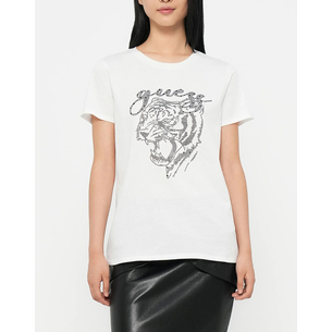 Product GUESS SS GUESS TIGER FACE EASY TEE ΜΠΛΟΥΖΑ ΓΥΝΑΙΚΕΙΟ base image