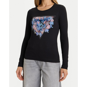 Product GUESS LS CN PEONY TRIANGLE TEE ΜΠΛΟΥΖΑ ΓΥΝΑΙΚΕΙΟ base image