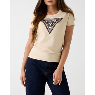 Product GUESS SS CN TRIANGLE PYTHON TEE ΜΠΛΟΥΖΑ ΓΥΝΑΙΚΕΙΟ base image