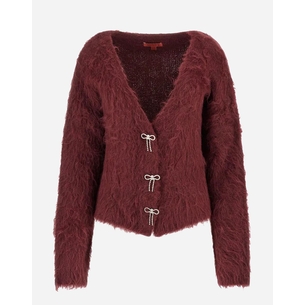 Product GUESS LS VN TOMIKO BOW BUTTON CARDI ΠΛΕΚΤΟ ΓΥΝΑΙΚΕΙΟ base image