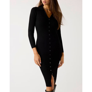 Product GUESS LS VN RIB MIRANDA SWTR DRS ΦΟΡΕΜΑ ΓΥΝΑΙΚΕΙΟ base image