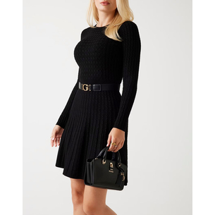 Product GUESS LS CN CABLE BELTED HANA DRESS ΦΟΡΕΜΑ ΓΥΝΑΙΚΕΙΟ base image
