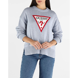 Product GUESS JEANS GJ LS CN BIG TRIANGLE SWTR ΜΠΛΟΥΖΑ ΓΥΝΑΙΚΕΙΟ base image