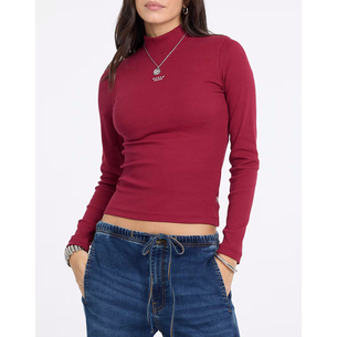 Product GUESS JEANS GJ LS MOCK NECK EMBRO SLIM TOP ΜΠΛΟΥΖΑ ΓΥΝΑΙΚΕΙΟ base image