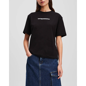 Product KARL LAGERFELD JEANS KLJ REG BLUR LOGO TEE base image