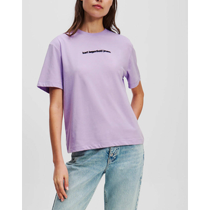 Product KARL LAGERFELD JEANS KLJ REG BLUR LOGO TEE base image