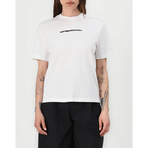 Product KARL LAGERFELD JEANS KLJ REG BLUR LOGO TEE base image