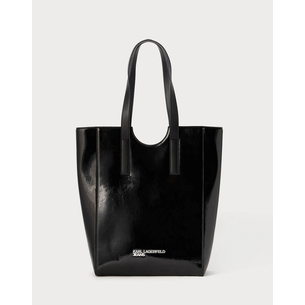 Product KARL LAGERFELD JEANS KLJ METAL LOGO TOTE SHINY (Dimensions: 29.5 x 41 x 13cm.) base image