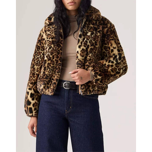 Product LEVIS ELLE SHERPA LEOPARD JKT base image