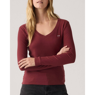 Product LEVIS ESSENTIAL HM LS VNECK base image