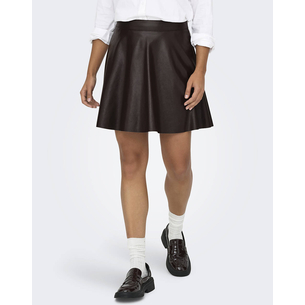 Product ONLY ONLUNA FAUX LEATHER FLARED SKIRT OTW base image